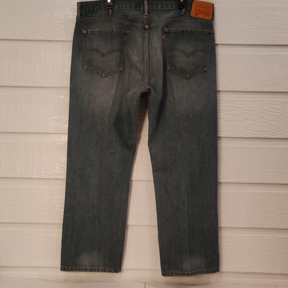 Levi's 559 Men's Jeans Light Blue Denim Relaxed Straight Size 40x30 - Picture 4 of 12